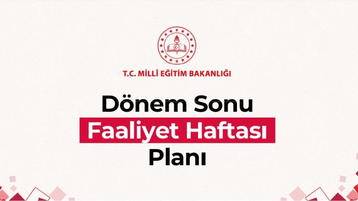 1. Dönem Sonu Etkinlik Programımız